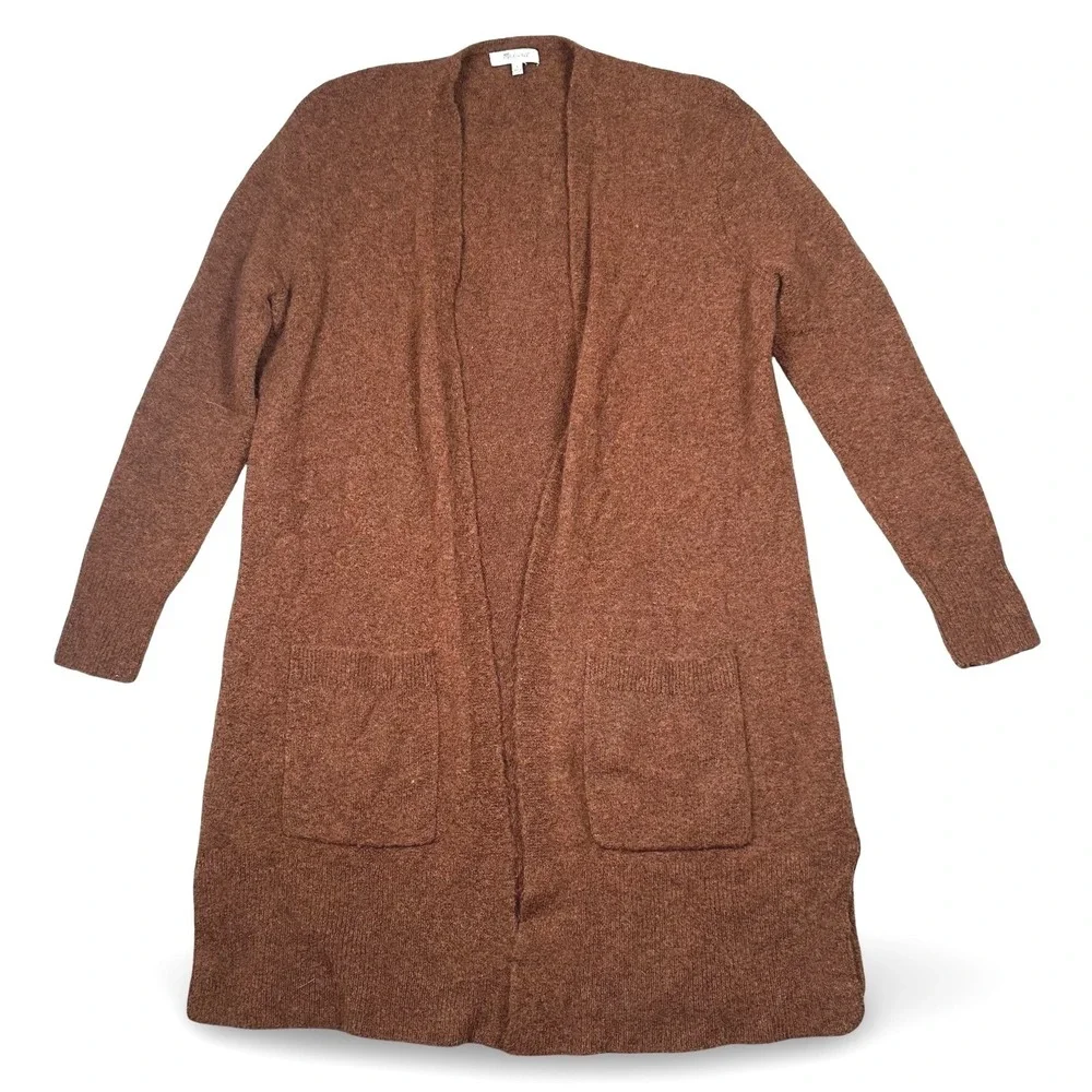 Madewell Kent Cardigan Sweater Women's Small Alpaca Wool Lagenlook Longline Cozy